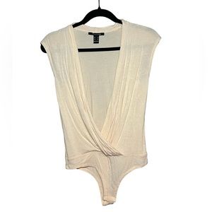 Light pink low cut body  suit